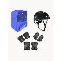 Защитный набор в рюкзаке, шлем и защита для роликов
