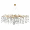 Люстра подвесная Odeon Light 4969/14 DELICA. G9 14X40W. 220V. IP20. бронза/хрусталь