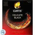 Комплект 7 шт, Чай CURTIS Delicate Black черный мелкий лист 100 сашетов, 101014