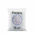 Кварцевый песок (гравий) для систем фильтрации. Кварц зернистый 2-5 мм (15 кг)