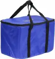 Термосумка складная фольгированная Cartage Т-12, объем 18 литров, размер 35х21х24 см, сохраняет холод и тепло, цвет синий