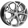 Литой колесный диск Khomen Wheels KHW1702 7x17/5x114.3 D67.1 ET50 Gray FP