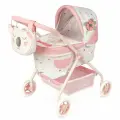 Коляска для кукол люлька с сумкой DeCuevas Toys, высота ручки 56 см, серия Коала 86079