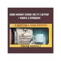 Турецкий кофе MEHMET EFENDI 100 гр 3 шт и чашка с блюдцем