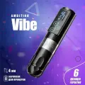 Беспроводная тату машинка Ambition Vibe Silver с бесколлекторным мотором
