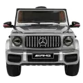 Детский полноприводный электромобиль Mercedes-Benz G63 серый глянец