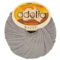 Пряжа ADELIA KATTY 100% шерсть 10 шт. х50г 150м №11 светло-серый