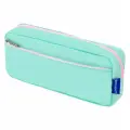 Пенал мягкий BRAUBERG PASTEL, 2 отделения, мятный, 21х9,5х5 см, 1 шт