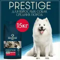 Полнорационный сухой корм для собак средних пород супер-премиум класса New Prestige ADULT MEDIUM (Птица) 15 кг