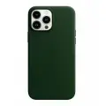 Чехол-накладка Leather Case MagSafe / Для iPhone 13 Pro / Sequoia Green / Цветная анимация