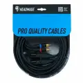 HeadMade Pro Interconnect 2*RCA(M) to 2*XLR(M), 1m - межблочный кабель