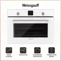 Электрический духовой шкаф Weissgauff EO 459 PDW, большой объём 50л, 3 стекла дверцы, 8 режимов, Гриль, Конвекция