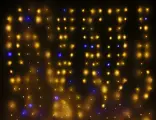 Световой занавес роса мерцающий, 256 ультра тёплых статичных и мигающих холодных белых мини LED-огней (20% флеш), 1.6х1.6+3 м, SNOWHOUSE