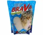 Наполнитель для кошачьего туалета brava классик силикагель 18л