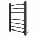Полотенцесушитель электрический VLK Calor 06, черный, 120 Вт, 7 секций 80996 .