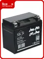 Аккумулятор, SKN, стартерный для мототехники YTX12-BS (12V/12Ah/180A) [CT 1212, YB14L-A2, YB10L-B] 025272 прямая полярность с болтовыми клеммами