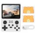 Портативная игровая консоль RGB20S Различные игры Игровой автомат с экраном 3,5 дюйма и высоким разрешением Белый 16 ГБ + 128 ГБ