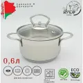 Кастрюля Кухар Лотос Классика.0.6л нерж ст. кр.