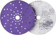 Абразивный шлифовальный круг ( наждачка ) 3M™ Hookit™ Purple+ Cubitron™ II P120+, 150 мм с мультипылеотводом | 51370 серии 737U, 3 шт.