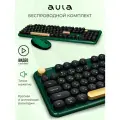 Набор клавиатура+мышь AULA AC306 Dark Green-Black
