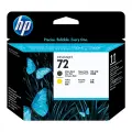 Картридж струйный HP №72 C9384A черный матовый/желтый печатающая головка для HP DJ T1100/T610