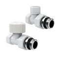 Набор термостатический прямой Royal Thermo Design 1/2М30х1,5 (Белый)