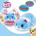 Интерактивная игрушка ZURU Pets Alive Hamstermania Голубой Хомяк в шаре