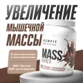 Гейнер белково-углеводный с витаминами и минералами ELEMPIT MASS GAINER для набора массы со вкусом Шоколад 1000 гр