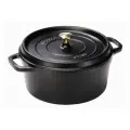 Кокот Staub круглый, 26 см, 5,2 л, черный