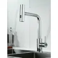 Смеситель для кухни с выдвижной лейкой Shevanik S263