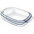 Набор стеклянных форм для запекания Olivetti GHT27201 29*22см 1шт + 26*19,5см 1шт, бортик 5см