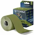 Кинезио тейп для тела RaveTape STORM 5см х 5м Олива, водостойкий