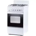 Плита газовая Лада NOVA RG 24039, белая, 4 конфорки, ящик для посуды, 50л