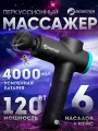 BOOSTER BOLUOJUN M2 Перкуссионный массажёр для тела / Массажный пистолет для ног, шеи и плеч / емкость 4000 мАч
