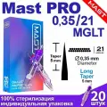 Тату картриджи Mast Pro 35/21 MGLT (1221MG) 20 шт/уп Модули Маст Про для татуировки
