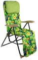 Кресло-шезлонг Nika ННК5/L Тукан, складной, с подголовником, зеленый