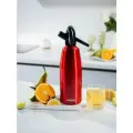 Сифон для газирования воды, 1 л, красный