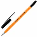 Ручка шариковая Brauberg M-500 Orange (0.35мм, черная, корпус оранжевый) (143449), 50шт.