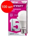 Комплект 100 штук, Лампа светодиодная онлайт OLL-A60-15-230-6.5K-E27 15Вт Е27 6500К 61151