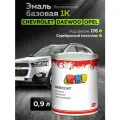 Автоэмаль 0,9 л Chevrolet, Daewoo, Opel GAN(176) серебристый металлик / REF / базовая эмаль под акриловый лак