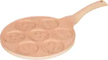 Сковорода Agness Смайл с антипригарным покрытием диаметр 26.5 см подходит для индукции