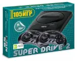 Игровая приставка 16bit Super Drive 2 Classic,105 игр, green