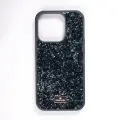 Чехол Swarovski для iPhone 14 Pro Max, силиконовый / Темно зеленый