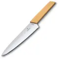 Нож кухонный VICTORINOX 6.9016.198B, 32x4 см, лезвие: 19 см, медовый