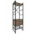 Стеллаж со штангой Микс для прихожей 60 см, Намибия