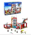 Конструктор Сити Пожарная станция - 1068 деталей/подарок для ребенка