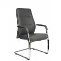 Norden Конференц-кресло Nancy CF grey алюминиевая база/ серая экокожа
