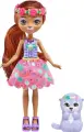 Mattel Enchantimals HXB98 кукла Энчантималс выдра Онеда и питомец Келпии