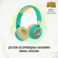 Детские беспроводные наушники OTL Animal Crossing, накладные, складные, Bluetooth 5.1, до 24 ч работы