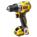 Дрель-шуруповёрт Dewalt DCD701D2, 12В, 2 аккумулятора, быстрозажимной патрон